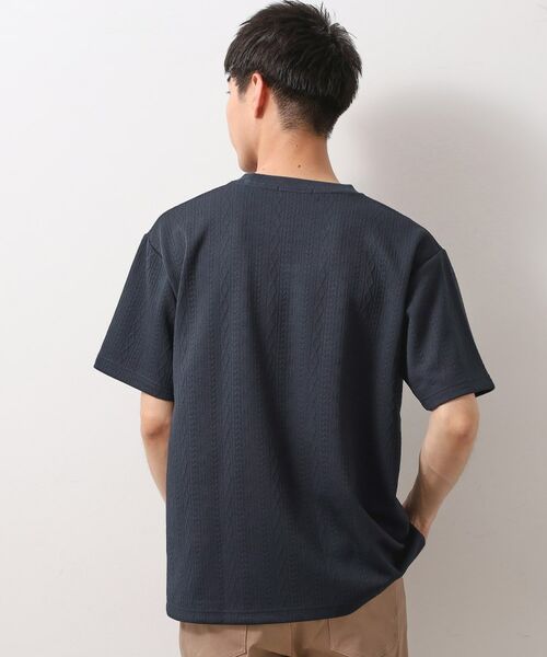 THE SHOP TK / ザ ショップ ティーケー Tシャツ | ライトフクレジャカード半袖Tシャツ 洗濯機OK | 詳細6