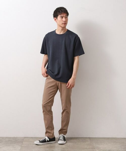 THE SHOP TK / ザ ショップ ティーケー Tシャツ | ライトフクレジャカード半袖Tシャツ 洗濯機OK | 詳細7