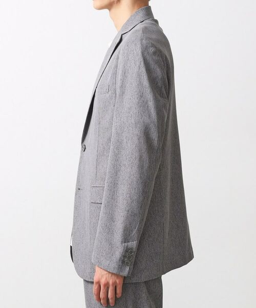 THE SHOP TK / ザ ショップ ティーケー テーラードジャケット | シャリルジャージジャケット　洗濯機OK/吸水速乾/イージーケア/セットアップ可 | 詳細10