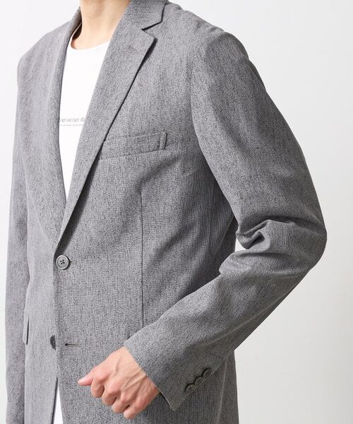 THE SHOP TK / ザ ショップ ティーケー テーラードジャケット | シャリルジャージジャケット　洗濯機OK/吸水速乾/イージーケア/セットアップ可 | 詳細13