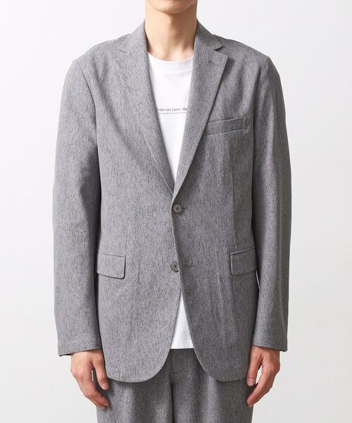 THE SHOP TK / ザ ショップ ティーケー テーラードジャケット | シャリルジャージジャケット　洗濯機OK/吸水速乾/イージーケア/セットアップ可 | 詳細9