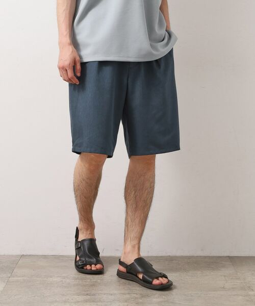 THE SHOP TK / ザ ショップ ティーケー ショート・ハーフ・半端丈パンツ | クールファイバーショートパンツ　接触冷感／吸水速乾／UVケア／軽量／セットアップ可 | 詳細1