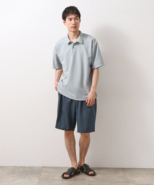 THE SHOP TK / ザ ショップ ティーケー ショート・ハーフ・半端丈パンツ | クールファイバーショートパンツ　接触冷感／吸水速乾／UVケア／軽量／セットアップ可 | 詳細3