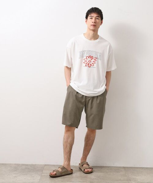 THE SHOP TK / ザ ショップ ティーケー ショート・ハーフ・半端丈パンツ | クールファイバーショートパンツ　接触冷感／吸水速乾／UVケア／軽量／セットアップ可 | 詳細7