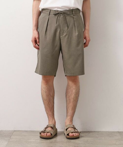 THE SHOP TK / ザ ショップ ティーケー ショート・ハーフ・半端丈パンツ | クールファイバーショートパンツ　接触冷感／吸水速乾／UVケア／軽量／セットアップ可 | 詳細9