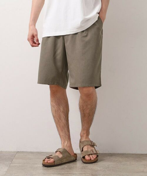 THE SHOP TK/ザ ショップ ティーケー クールファイバーショートパンツ 接触冷感/吸水速乾/UVケア/軽量/セットアップ可 モカブラウン(042) 03(L) THE SHOP TK/ザ ショップ ティーケー クールファイバーショートパンツ 接触冷感/吸水速乾/UVケア/軽量/セットアップ可 モカブラウン(042) 03(L)