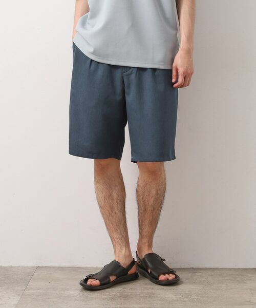 THE SHOP TK/ザ ショップ ティーケー クールファイバーショートパンツ 接触冷感/吸水速乾/UVケア/軽量/セットアップ可 ネイビー(094) 03(L) THE SHOP TK/ザ ショップ ティーケー クールファイバーショートパンツ 接触冷感/吸水速乾/UVケア/軽量/セットアップ可 ネイビー(094) 03(L)