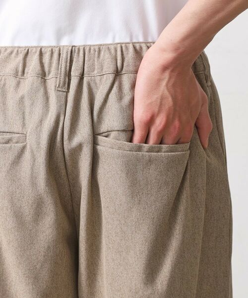 THE SHOP TK / ザ ショップ ティーケー ショート・ハーフ・半端丈パンツ | シャリルジャージショートパンツ 洗濯機OK/吸水速乾/イージーケア/セットアップ可 | 詳細19