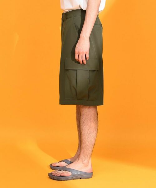 THE SHOP TK / ザ ショップ ティーケー ショート・ハーフ・半端丈パンツ | mizugiwa水陸両用カーゴショートパンツ 【接触冷感/UVカット/吸水速乾/洗濯機OK】 | 詳細10