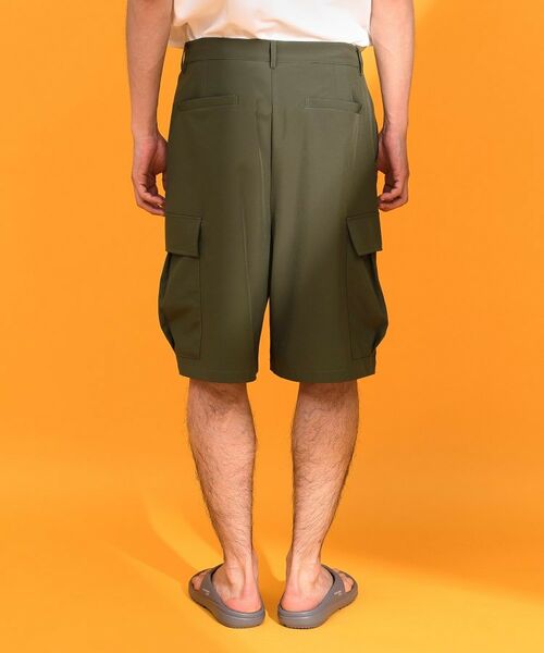 THE SHOP TK / ザ ショップ ティーケー ショート・ハーフ・半端丈パンツ | mizugiwa水陸両用カーゴショートパンツ 【接触冷感/UVカット/吸水速乾/洗濯機OK】 | 詳細11