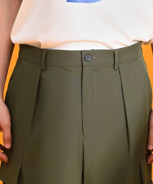 THE SHOP TK / ザ ショップ ティーケー ショート・ハーフ・半端丈パンツ | mizugiwa水陸両用カーゴショートパンツ 【接触冷感/UVカット/吸水速乾/洗濯機OK】 | 詳細12