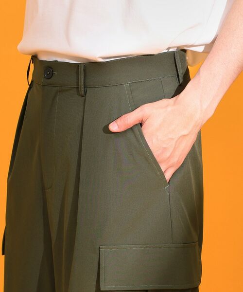 THE SHOP TK / ザ ショップ ティーケー ショート・ハーフ・半端丈パンツ | mizugiwa水陸両用カーゴショートパンツ 【接触冷感/UVカット/吸水速乾/洗濯機OK】 | 詳細13