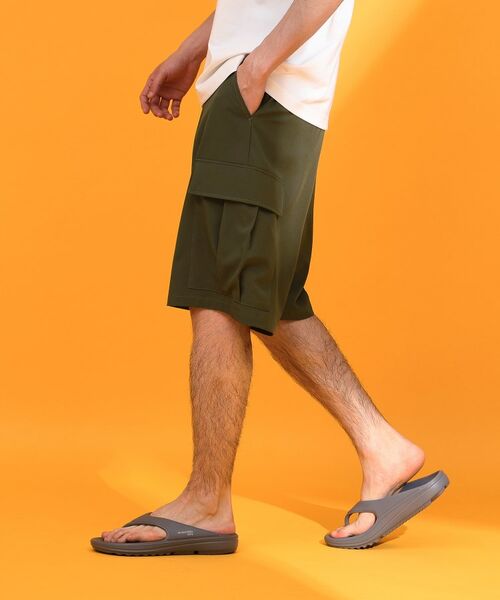 THE SHOP TK / ザ ショップ ティーケー ショート・ハーフ・半端丈パンツ | mizugiwa水陸両用カーゴショートパンツ 【接触冷感/UVカット/吸水速乾/洗濯機OK】 | 詳細5