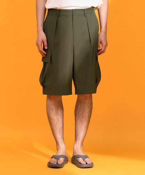 THE SHOP TK / ザ ショップ ティーケー ショート・ハーフ・半端丈パンツ | mizugiwa水陸両用カーゴショートパンツ 【接触冷感/UVカット/吸水速乾/洗濯機OK】 | 詳細9