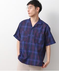 THE SHOP TK / ザ ショップ ティーケー シャツ・ブラウス | オンブレチェック半袖シャツ 洗濯機OK