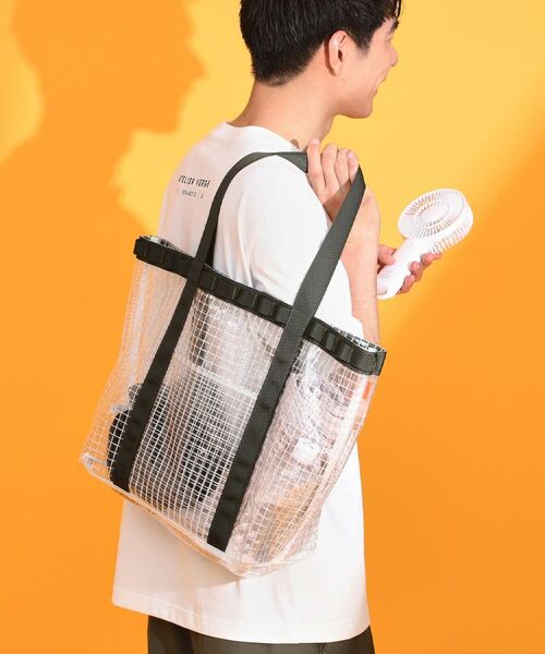 THE SHOP TK / ザ ショップ ティーケー トートバッグ | PVCクリアトートバッグ 【ユニセックス／軽量】 | 詳細1