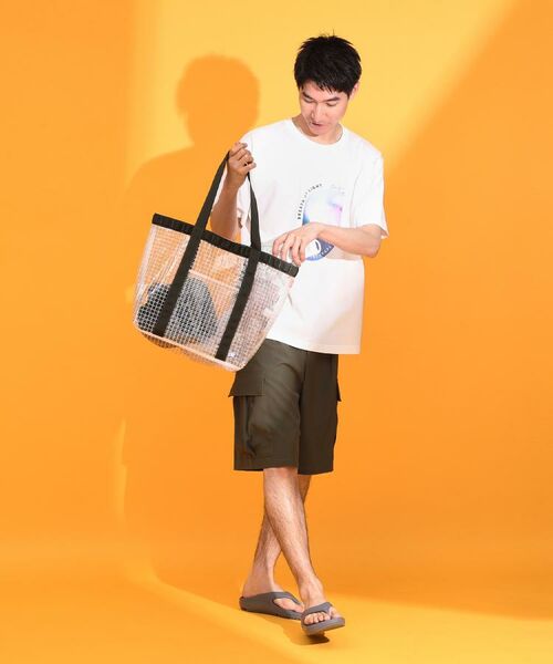 THE SHOP TK / ザ ショップ ティーケー トートバッグ | PVCクリアトートバッグ 【ユニセックス／軽量】 | 詳細4