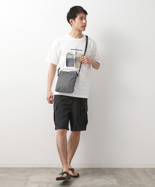 THE SHOP TK / ザ ショップ ティーケー ショルダーバッグ | ナイロンスクエアサコッシュ 【ユニセックス／軽量】 | 詳細13