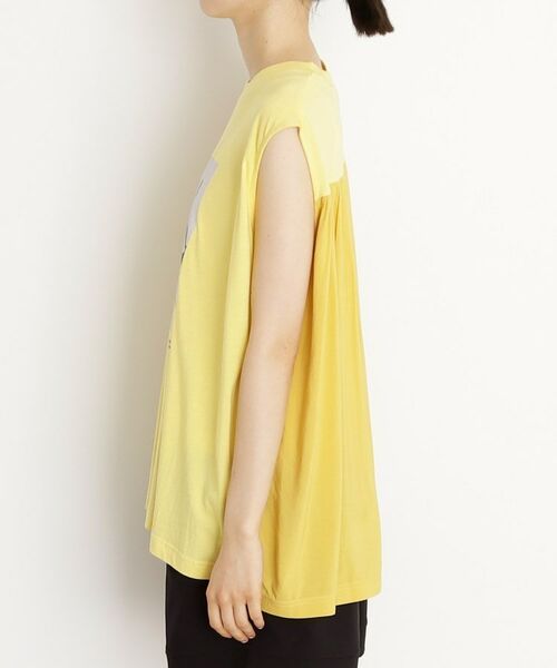 THE SHOP TK / ザ ショップ ティーケー Tシャツ | 異素材切替フォトプリントTシャツ【洗える】 | 詳細14