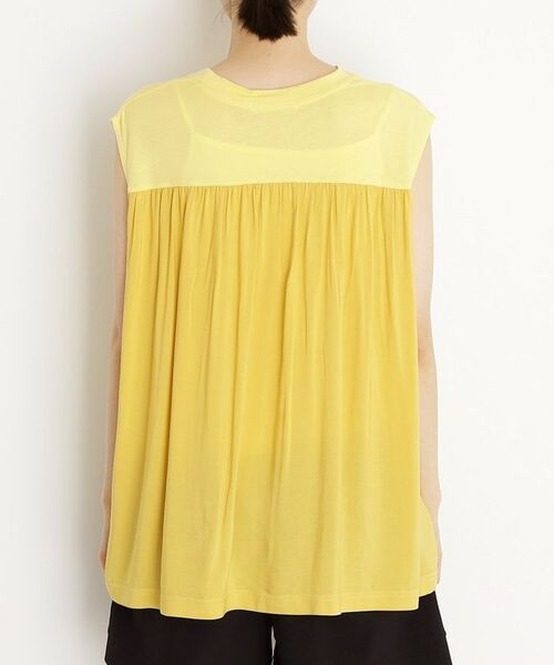 THE SHOP TK / ザ ショップ ティーケー Tシャツ | 異素材切替フォトプリントTシャツ【洗える】 | 詳細15