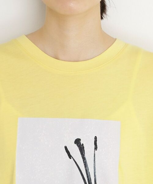 THE SHOP TK / ザ ショップ ティーケー Tシャツ | 異素材切替フォトプリントTシャツ【洗える】 | 詳細16