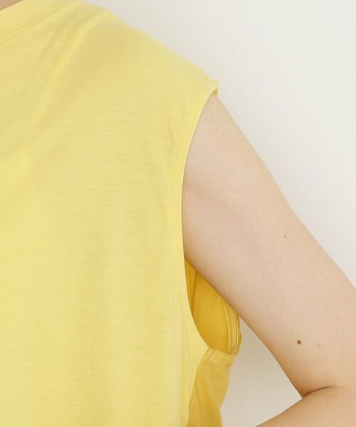 THE SHOP TK / ザ ショップ ティーケー Tシャツ | 異素材切替フォトプリントTシャツ【洗える】 | 詳細17