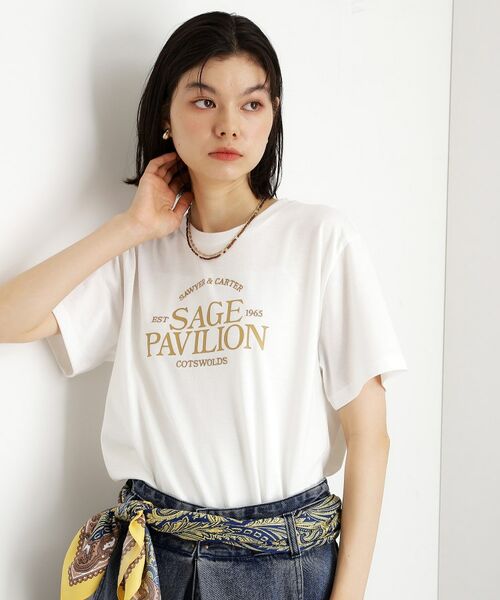 THE SHOP TK / ザ ショップ ティーケー Tシャツ | カレッジ&フォトプリントTシャツ【洗濯機OK】 | 詳細1