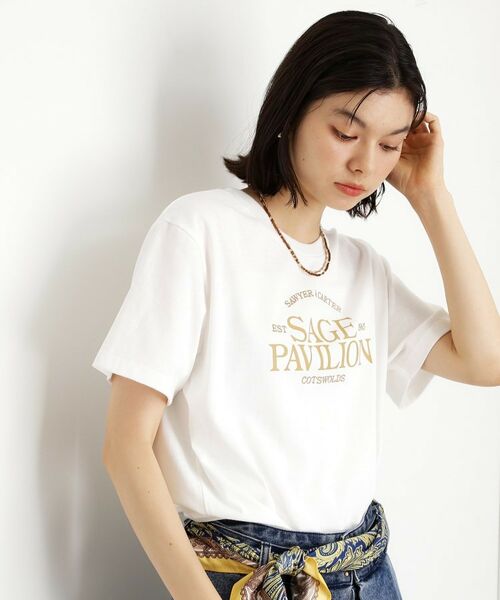 THE SHOP TK / ザ ショップ ティーケー Tシャツ | カレッジ&フォトプリントTシャツ【洗濯機OK】 | 詳細2