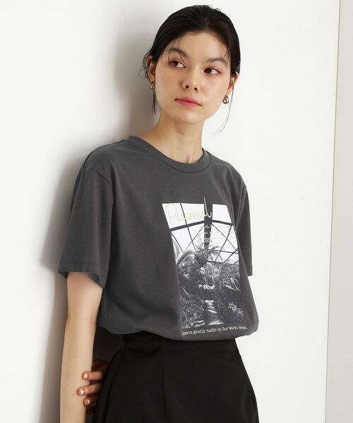 THE SHOP TK / ザ ショップ ティーケー Tシャツ | カレッジ&フォトプリントTシャツ【洗濯機OK】(スミクロ(118))
