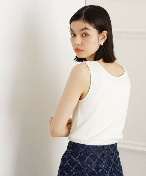 THE SHOP TK / ザ ショップ ティーケー キャミソール・チューブトップ | 【インナーに最適】2WAYスクエアタンク | 詳細1