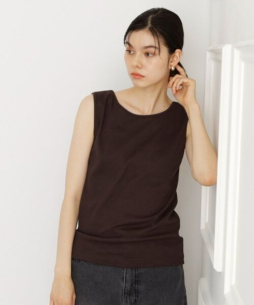 THE SHOP TK / ザ ショップ ティーケー キャミソール・チューブトップ | 【インナーに最適】2WAYスクエアタンク | 詳細15