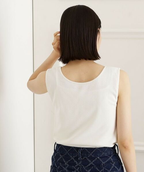 THE SHOP TK / ザ ショップ ティーケー キャミソール・チューブトップ | 【インナーに最適】2WAYスクエアタンク | 詳細2