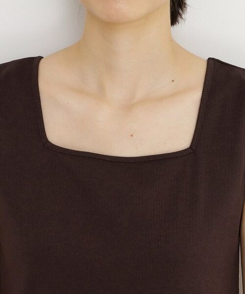 THE SHOP TK / ザ ショップ ティーケー キャミソール・チューブトップ | 【インナーに最適】2WAYスクエアタンク | 詳細22