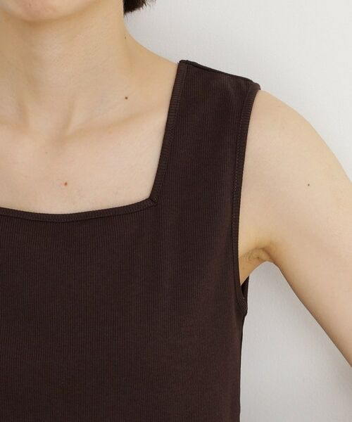 THE SHOP TK / ザ ショップ ティーケー キャミソール・チューブトップ | 【インナーに最適】2WAYスクエアタンク | 詳細24