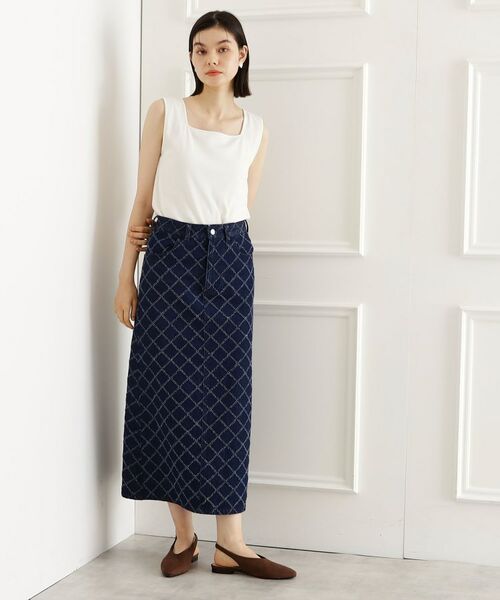 THE SHOP TK / ザ ショップ ティーケー キャミソール・チューブトップ | 【インナーに最適】2WAYスクエアタンク | 詳細3