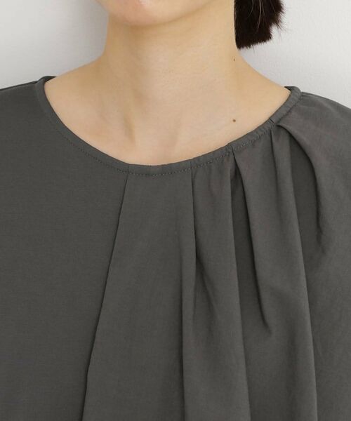 THE SHOP TK / ザ ショップ ティーケー カットソー | アシメケープ風プルオーバー【接触冷感/洗濯機OK】 | 詳細16