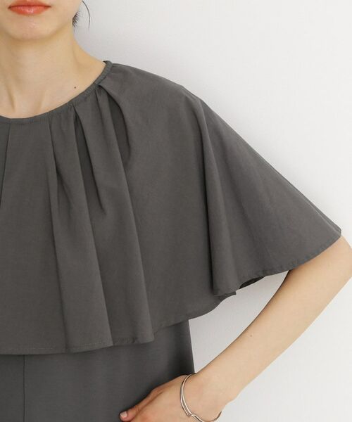 THE SHOP TK / ザ ショップ ティーケー カットソー | アシメケープ風プルオーバー【接触冷感/洗濯機OK】 | 詳細18