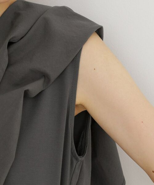 THE SHOP TK / ザ ショップ ティーケー カットソー | アシメケープ風プルオーバー【接触冷感/洗濯機OK】 | 詳細19