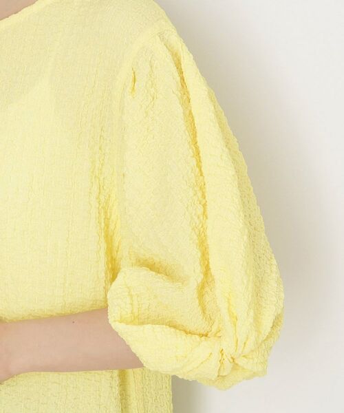 THE SHOP TK / ザ ショップ ティーケー カットソー | ポコポコ袖タックプルオーバー　体型カバー/洗濯機OK | 詳細27