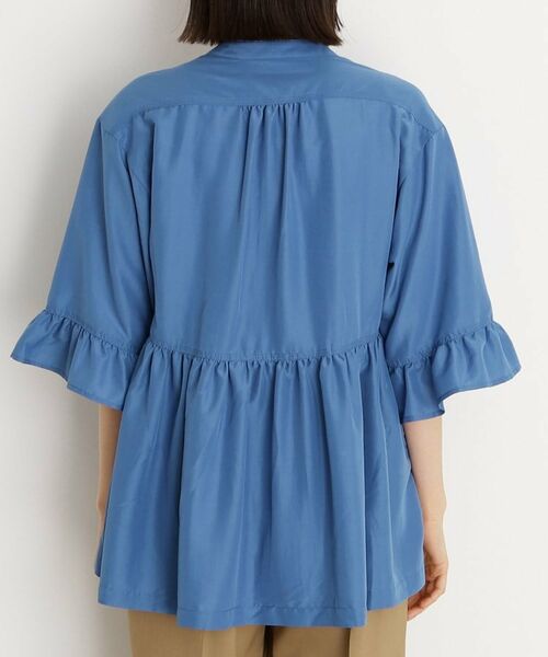 THE SHOP TK / ザ ショップ ティーケー シャツ・ブラウス | フリルチュニックブラウス【洗濯機OK】 | 詳細15