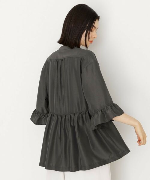 THE SHOP TK / ザ ショップ ティーケー シャツ・ブラウス | フリルチュニックブラウス【洗濯機OK】 | 詳細6