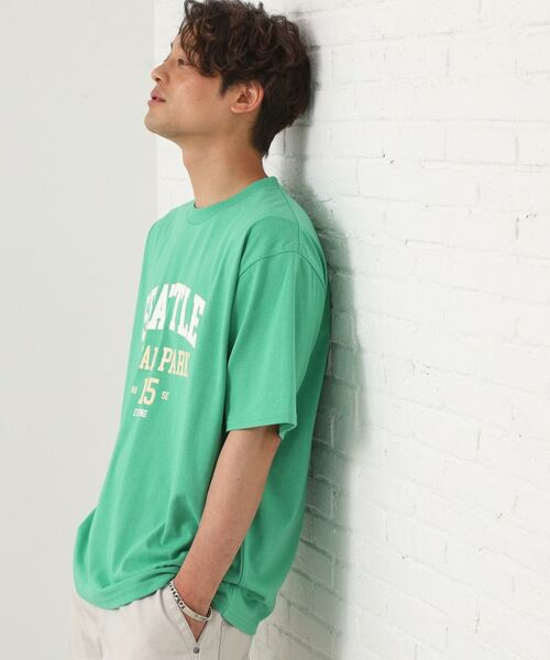 THE SHOP TK / ザ ショップ ティーケー Tシャツ | カレッジロゴ半袖Tシャツ /親子リンク/洗濯機OK | 詳細10