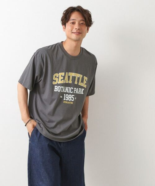 THE SHOP TK / ザ ショップ ティーケー Tシャツ | カレッジロゴ半袖Tシャツ /親子リンク/洗濯機OK | 詳細2