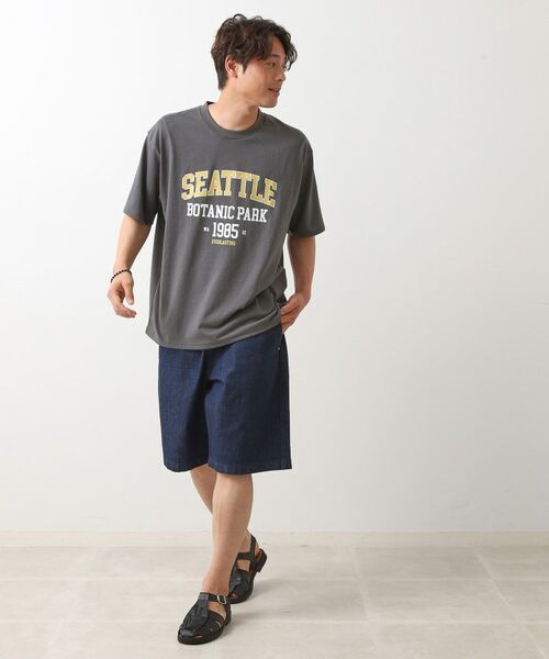 THE SHOP TK / ザ ショップ ティーケー Tシャツ | カレッジロゴ半袖Tシャツ /親子リンク/洗濯機OK | 詳細3