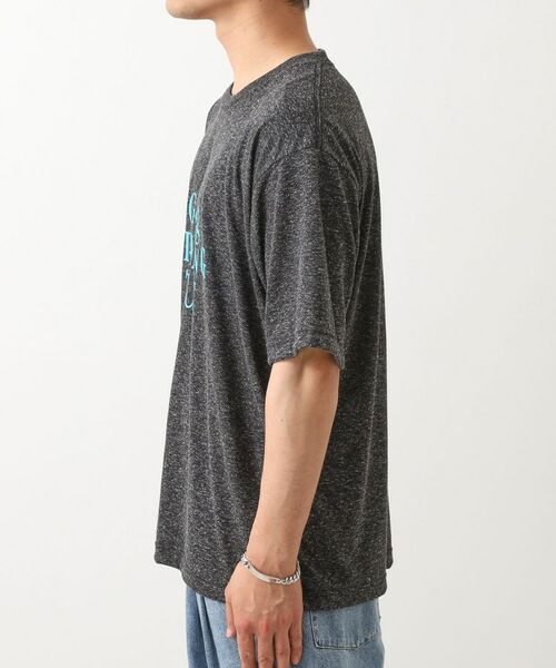 THE SHOP TK / ザ ショップ ティーケー Tシャツ | ポリ麻プリント半袖Tシャツ【洗濯機OK】 | 詳細10