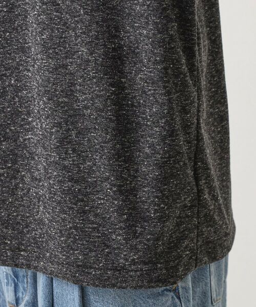 THE SHOP TK / ザ ショップ ティーケー Tシャツ | ポリ麻プリント半袖Tシャツ【洗濯機OK】 | 詳細14