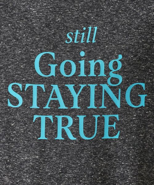 THE SHOP TK / ザ ショップ ティーケー Tシャツ | ポリ麻プリント半袖Tシャツ【洗濯機OK】 | 詳細8