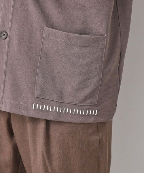 THE SHOP TK / ザ ショップ ティーケー カーディガン・ボレロ | ツイルステッチ半袖カーディガン【洗濯機OK/接触冷感】 | 詳細19