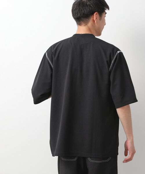 THE SHOP TK / ザ ショップ ティーケー カーディガン・ボレロ | ツイルステッチ半袖カーディガン【洗濯機OK/接触冷感】 | 詳細6