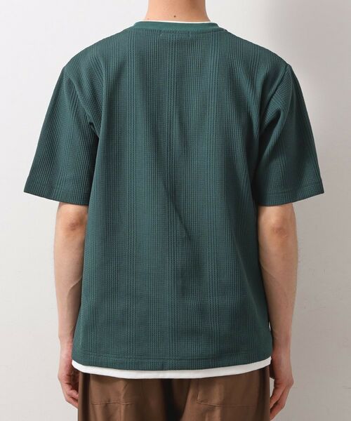 THE SHOP TK / ザ ショップ ティーケー Tシャツ | ランダムワッフル半袖Tシャツ 【洗濯機OK】 | 詳細19